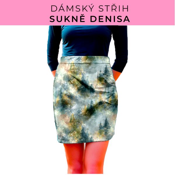 Dámský střih - Dámská sukně Denisa