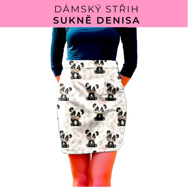 Dámský střih - Dámská sukně Denisa