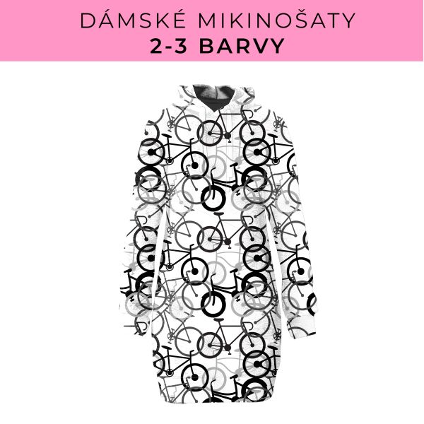 DÁMSKÝ střih - Mikinošaty 2-3 barvy