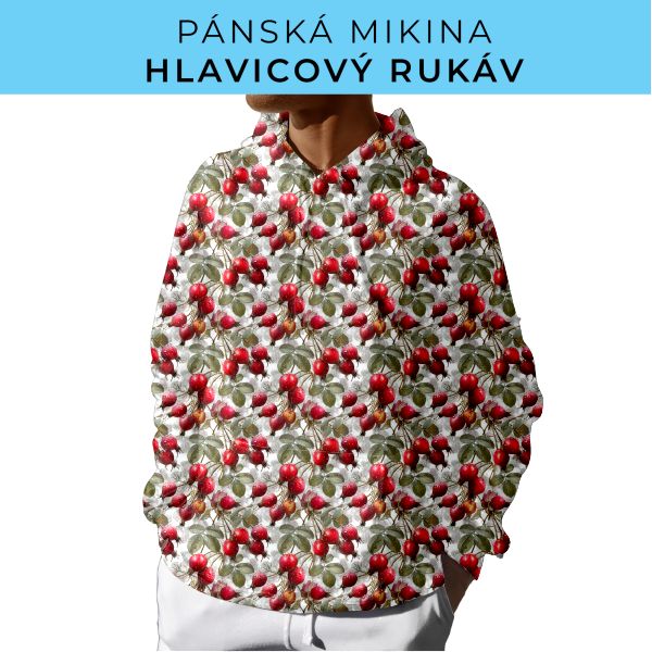 PÁNSKÝ střih - mikina s kapucí