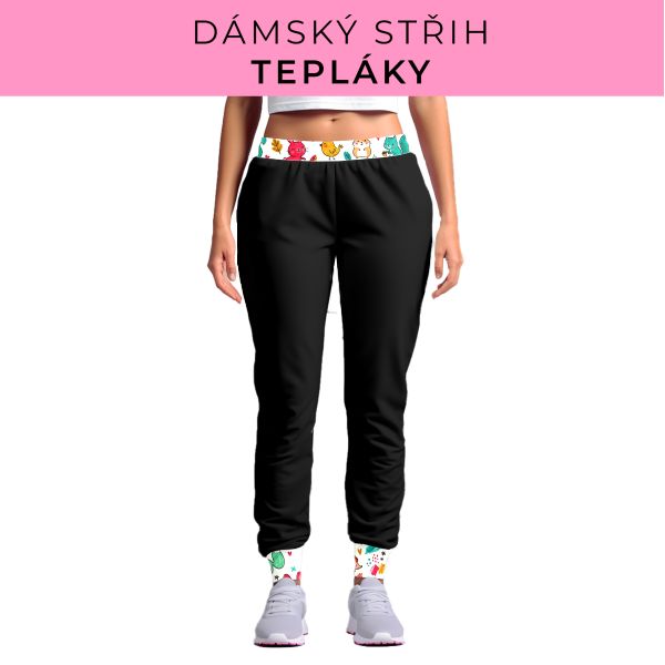 DÁMSKÝ střih - tepláky