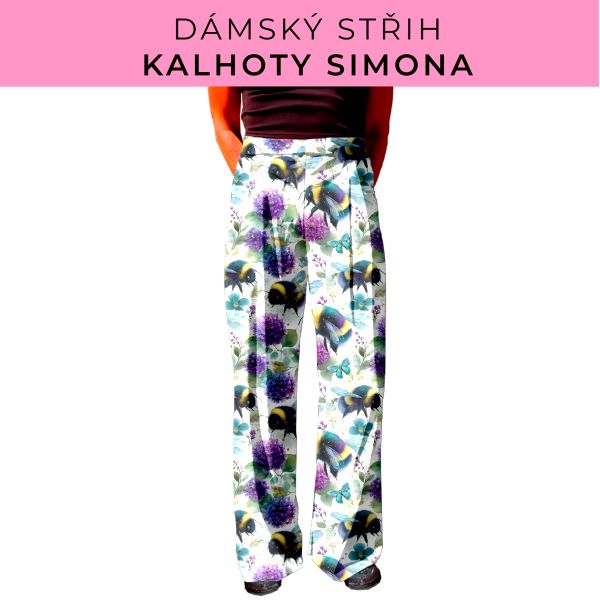 Dámský střih - kalhoty Simona