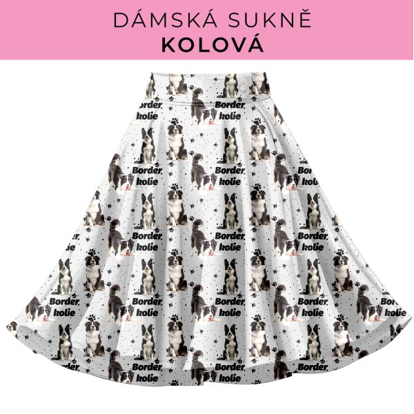 DÁMSKÝ střih - Kolová sukně