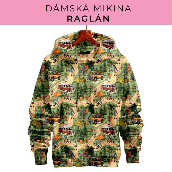 DÁMSKÝ střih - mikina raglán
