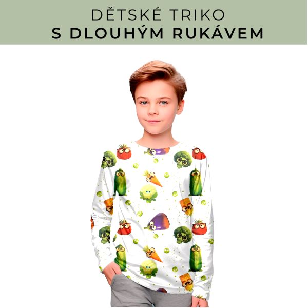 DĚTSKÝ střih - triko dlouhý rukáv