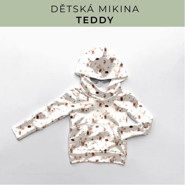 DĚTSKÝ střih - Mikina Teddy