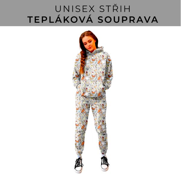 DÁMSKÝ střih - SET mikina a tepláky 