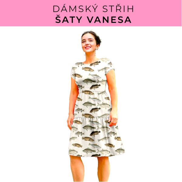 Dámský střih šaty Vanesa