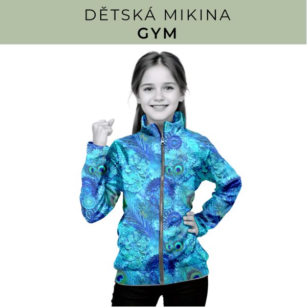 Dětská střih - mikina GYM