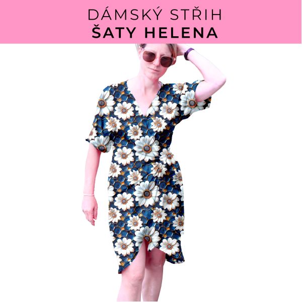 Dámský střih na šaty  Helena