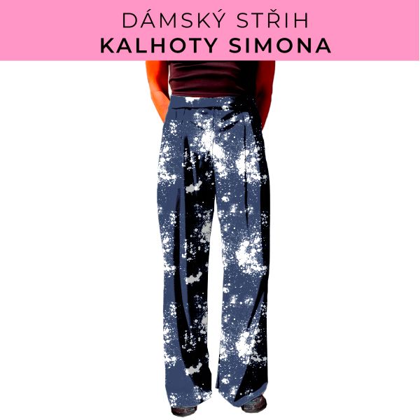 Dámský střih - kalhoty Simona