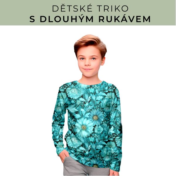 DĚTSKÝ střih - triko dlouhý rukáv
