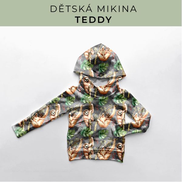 DĚTSKÝ střih - Mikina Teddy