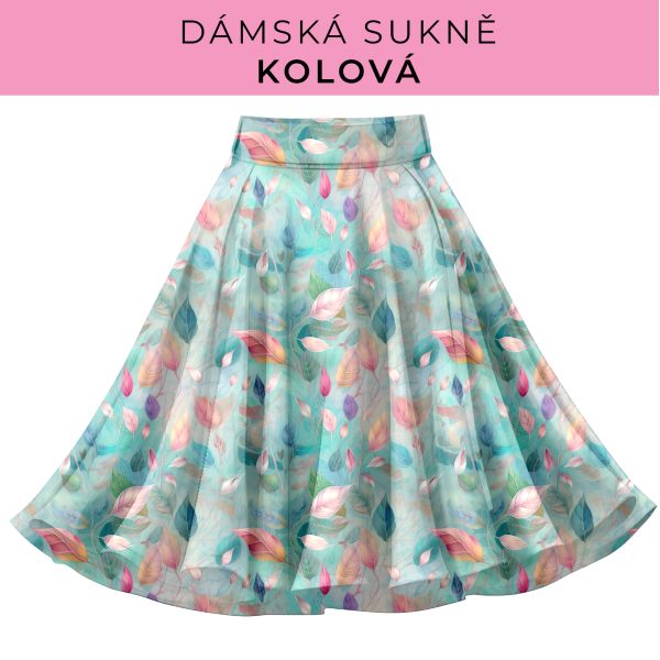 DÁMSKÝ střih - Kolová sukně