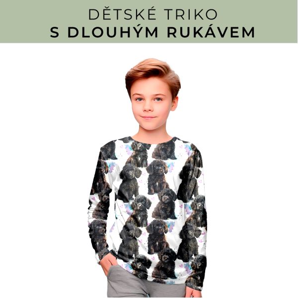 DĚTSKÝ střih - triko dlouhý rukáv