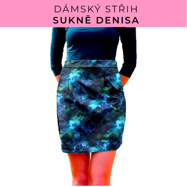 Dámský střih - Dámská sukně Denisa