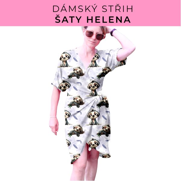 Dámský střih na šaty  Helena