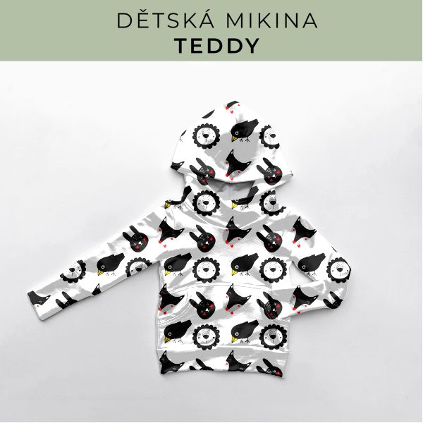 DĚTSKÝ střih - Mikina Teddy