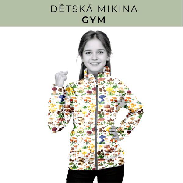 Dětská střih - mikina GYM
