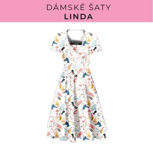DÁMSKÝ střih - šaty Linda