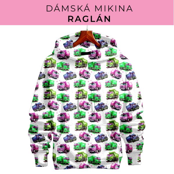 DÁMSKÝ střih - mikina raglán