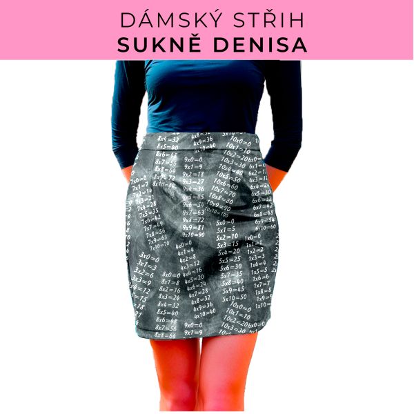 Dámský střih - Dámská sukně Denisa