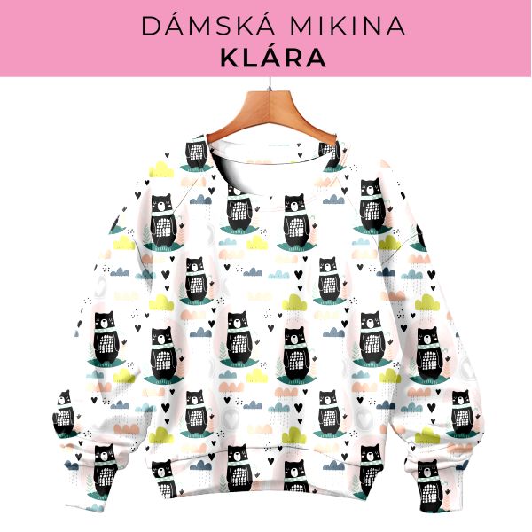 DÁMSKÝ střih - mikina Klára