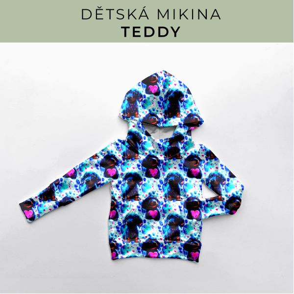 DĚTSKÝ střih - Mikina Teddy