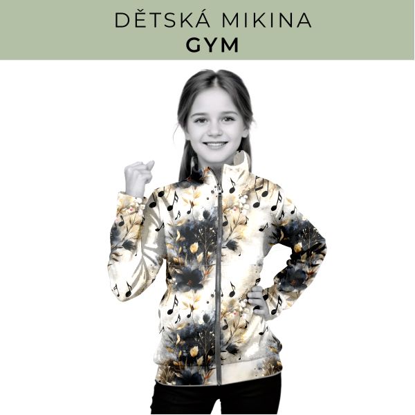 Dětská střih - mikina GYM