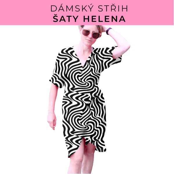Dámský střih na šaty  Helena