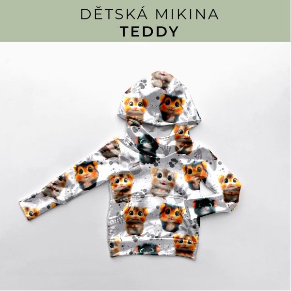 DĚTSKÝ střih - Mikina Teddy