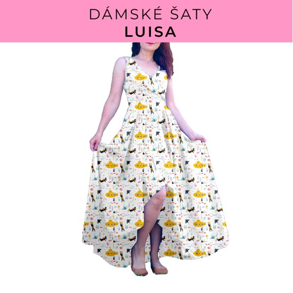 DÁMSKÝ střih - šaty Luisa