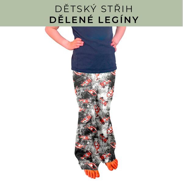 Dětský střih - Dělené legíny