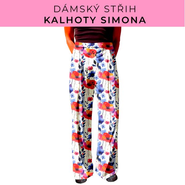 Dámský střih - kalhoty Simona