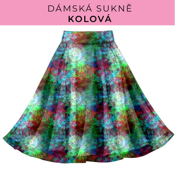 DÁMSKÝ střih - Kolová sukně
