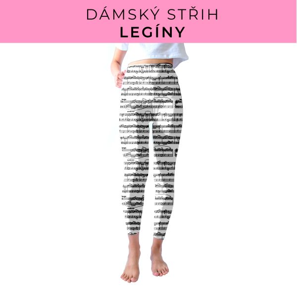 DÁMSKÝ střih - legíny SPORT - SLIM FIT