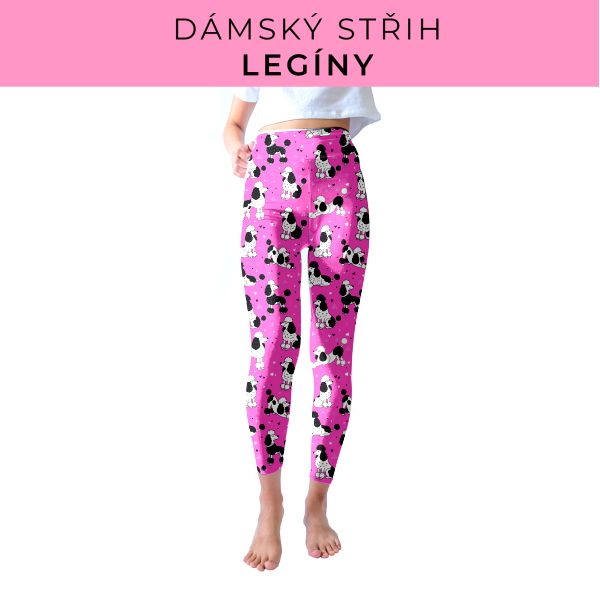 DÁMSKÝ střih - legíny SPORT - SLIM FIT