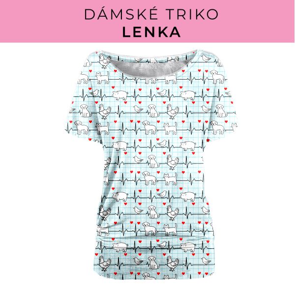 DÁMSKÝ střih - Triko Lenka