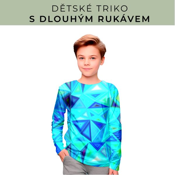 DĚTSKÝ střih - triko dlouhý rukáv