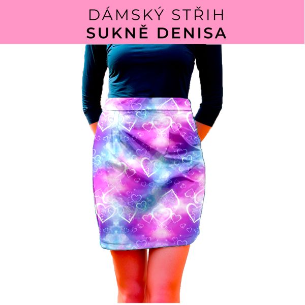 Dámský střih - Dámská sukně Denisa