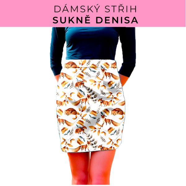 Dámský střih - Dámská sukně Denisa