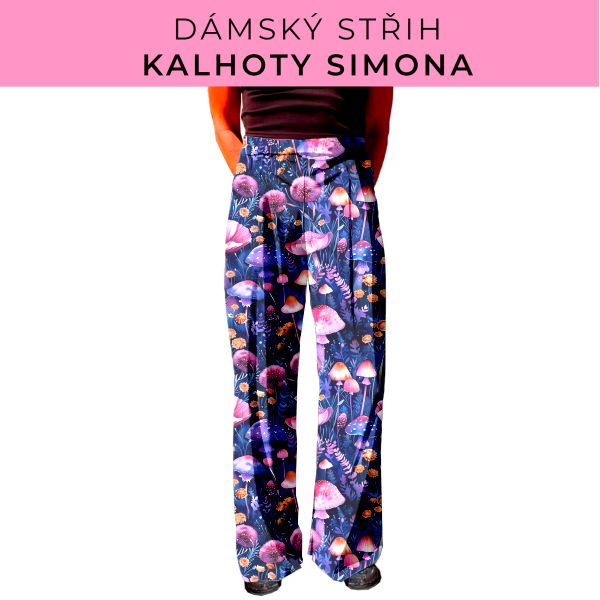 Dámský střih - kalhoty Simona