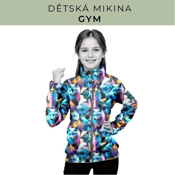Dětská střih - mikina GYM