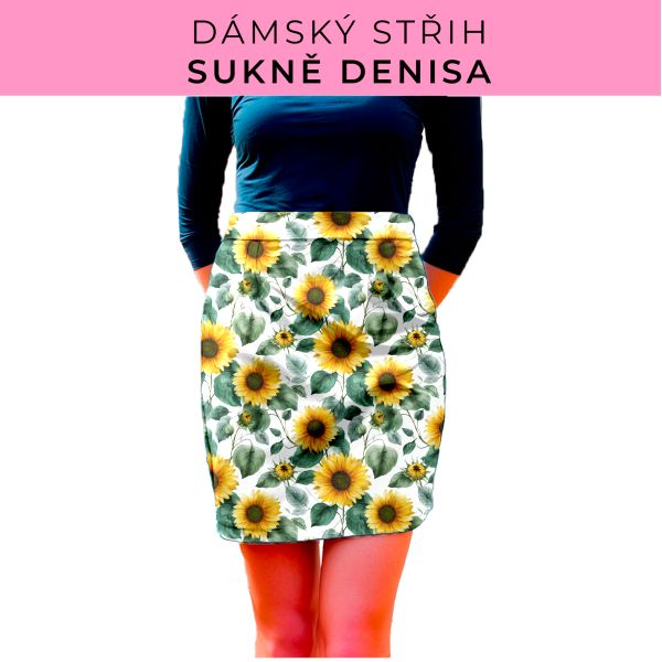 Dámský střih - Dámská sukně Denisa