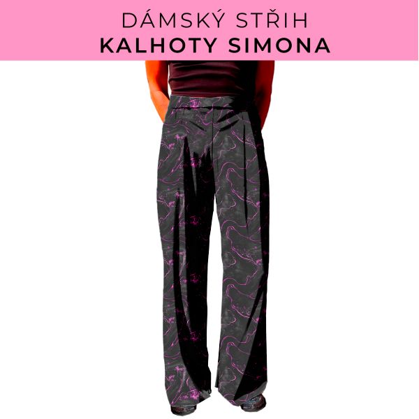Dámský střih - kalhoty Simona