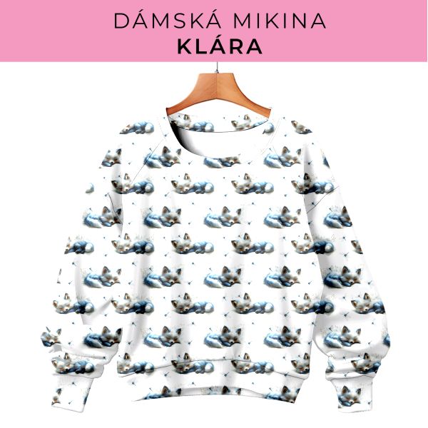 DÁMSKÝ střih - mikina Klára