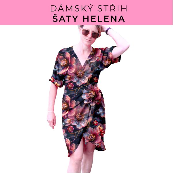 Dámský střih na šaty  Helena