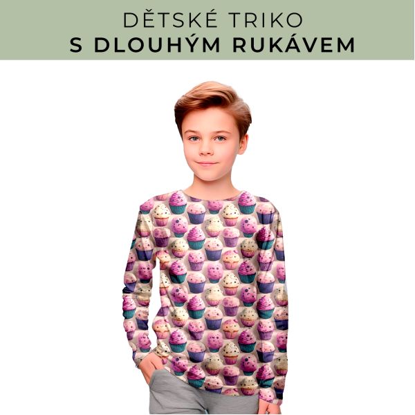 DĚTSKÝ střih - triko dlouhý rukáv