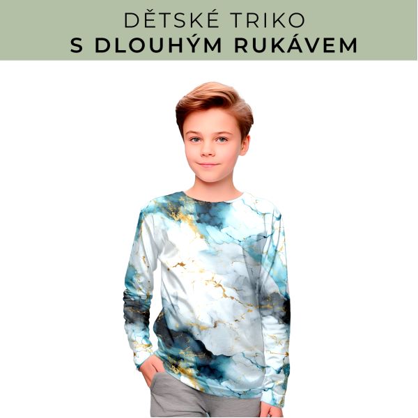 DĚTSKÝ střih - triko dlouhý rukáv