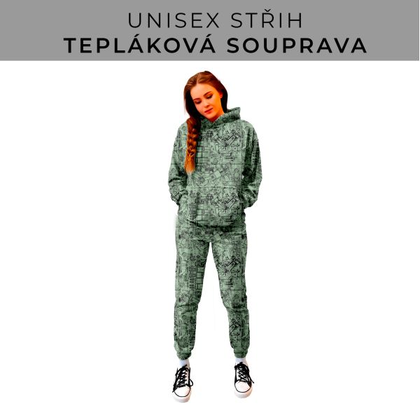 DÁMSKÝ střih - SET mikina a tepláky 